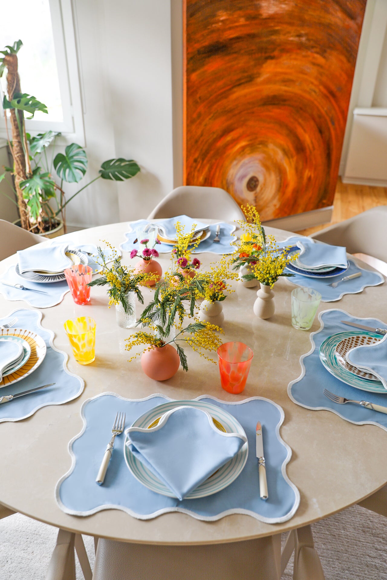 Baby Blue Wave Placemat (Set of 4)