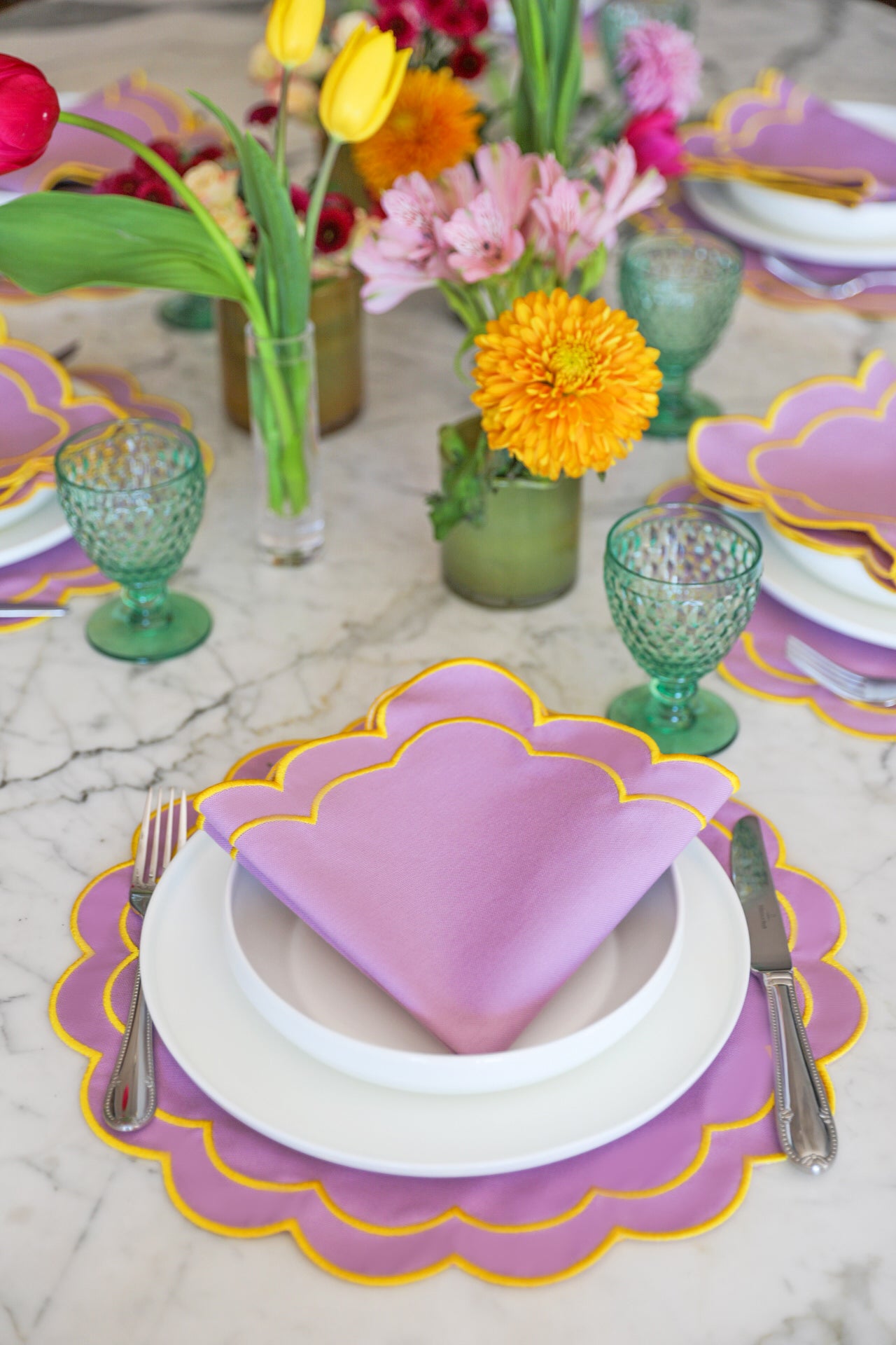 Lilac Scallop Placemat (Set of 4)