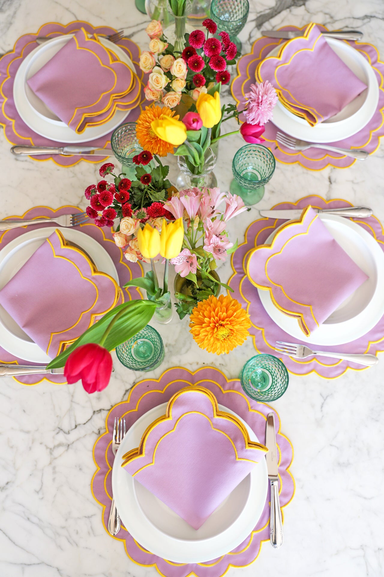 Lilac Scallop Placemat (Set of 4)
