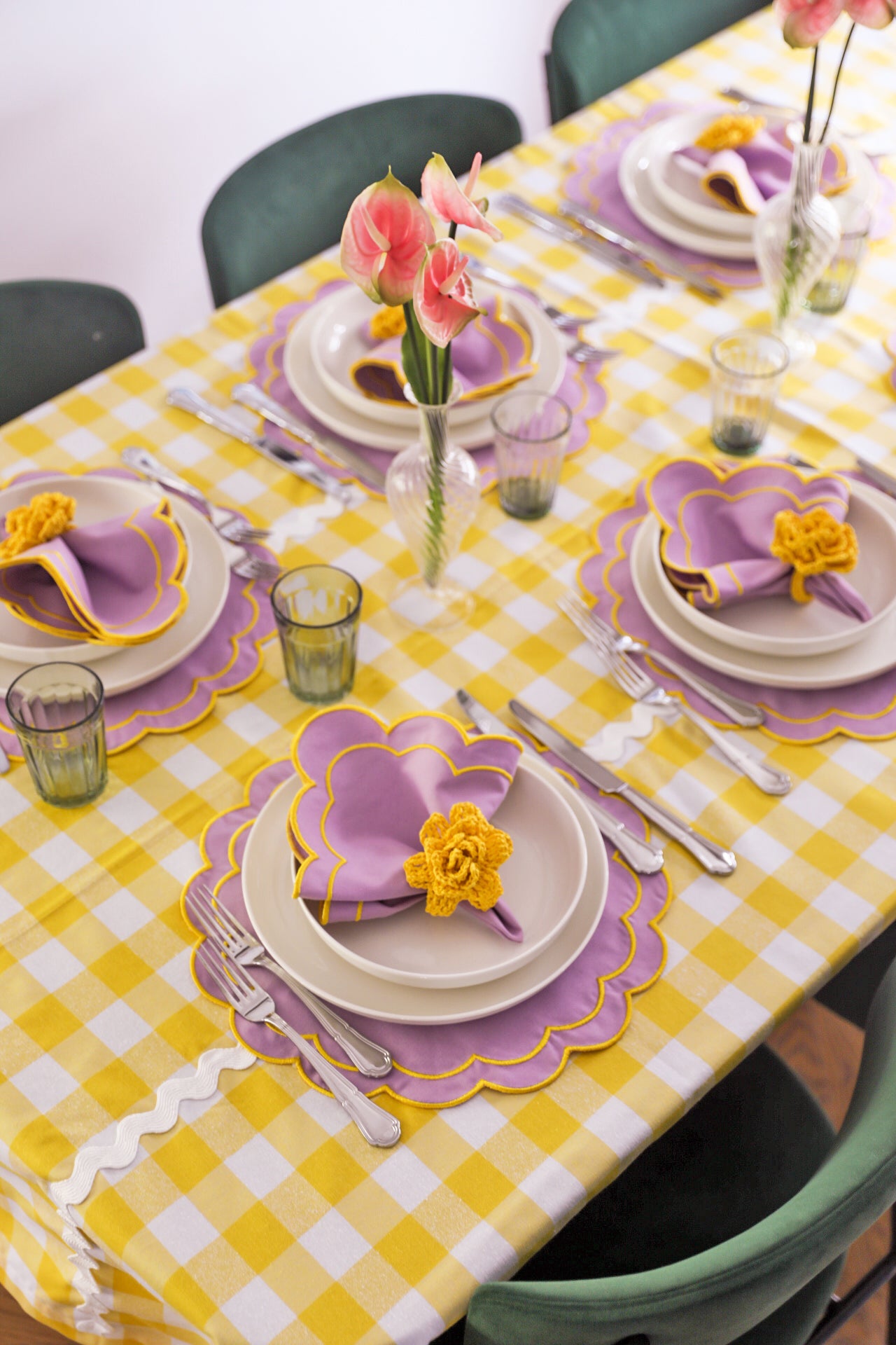Lilac Scallop Napkin (Set of 4)