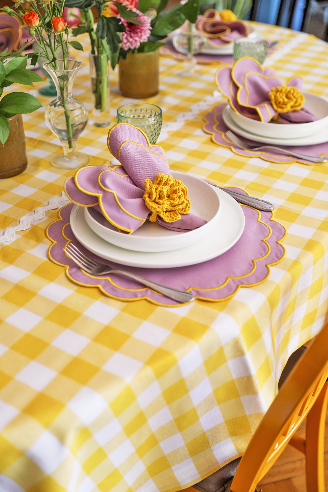 Lilac Scallop Placemat (Set of 4)