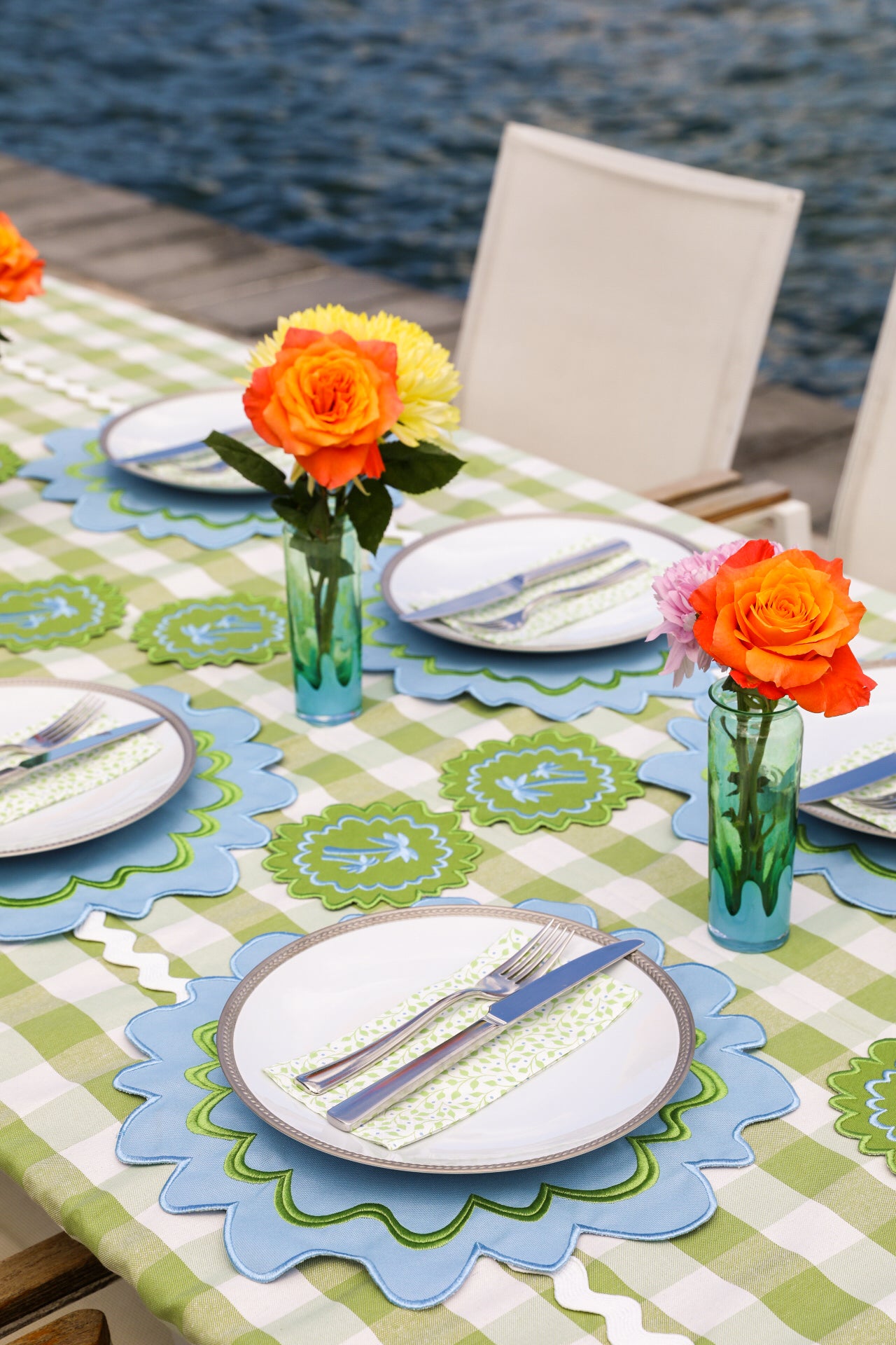 Baby Blue Paloma Placemat (Set of 4)