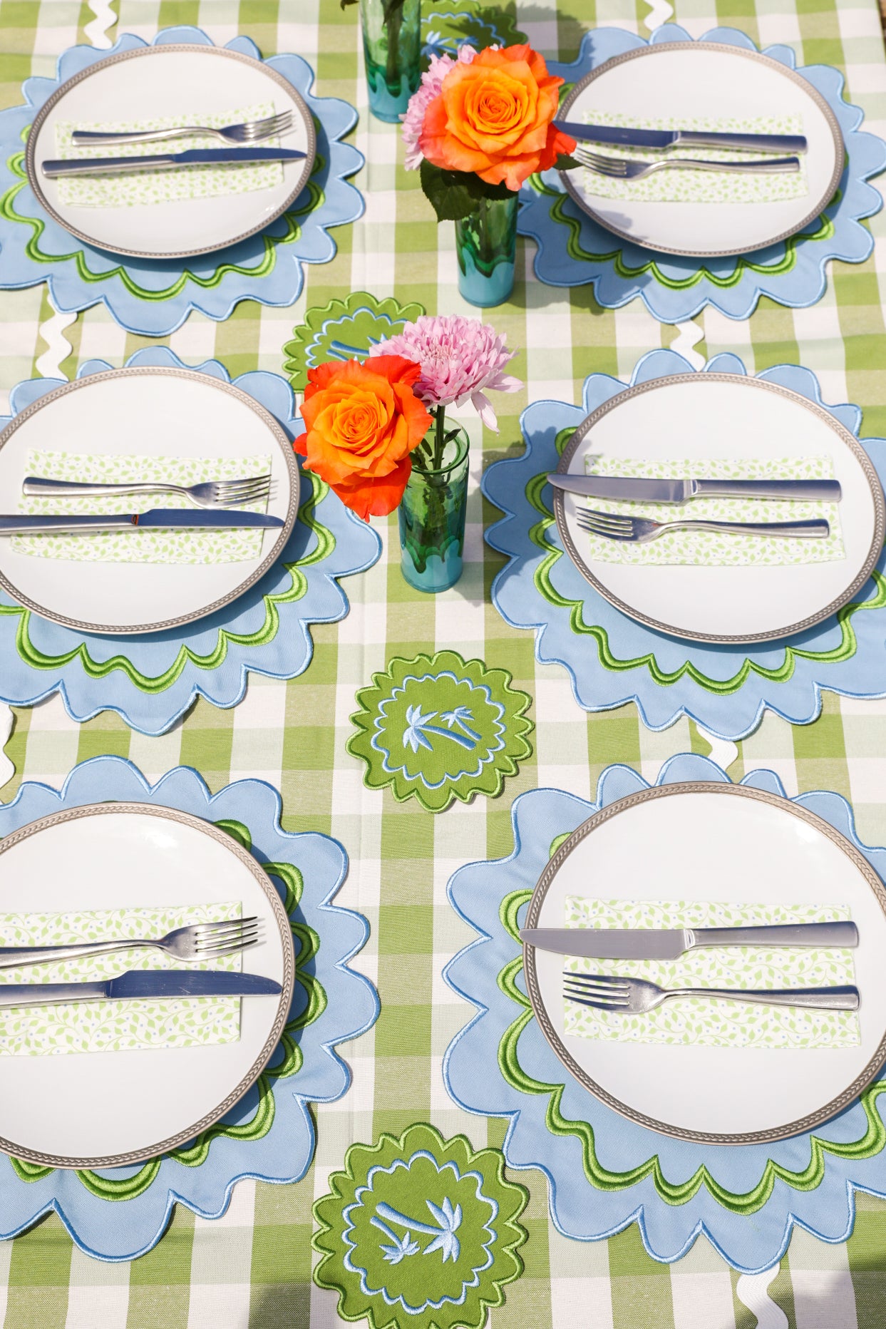 Baby Blue Paloma Placemat (Set of 4)