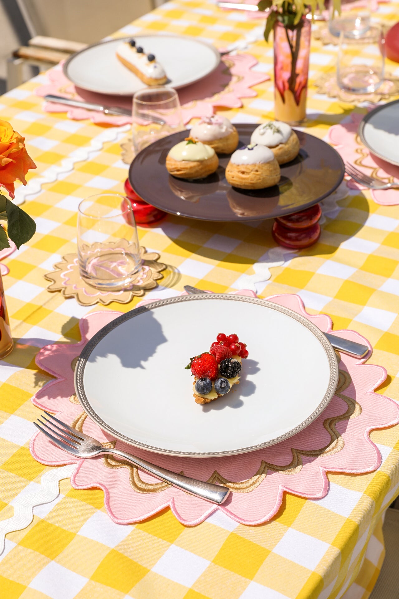 Pink Paloma Placemat (Set of 4)