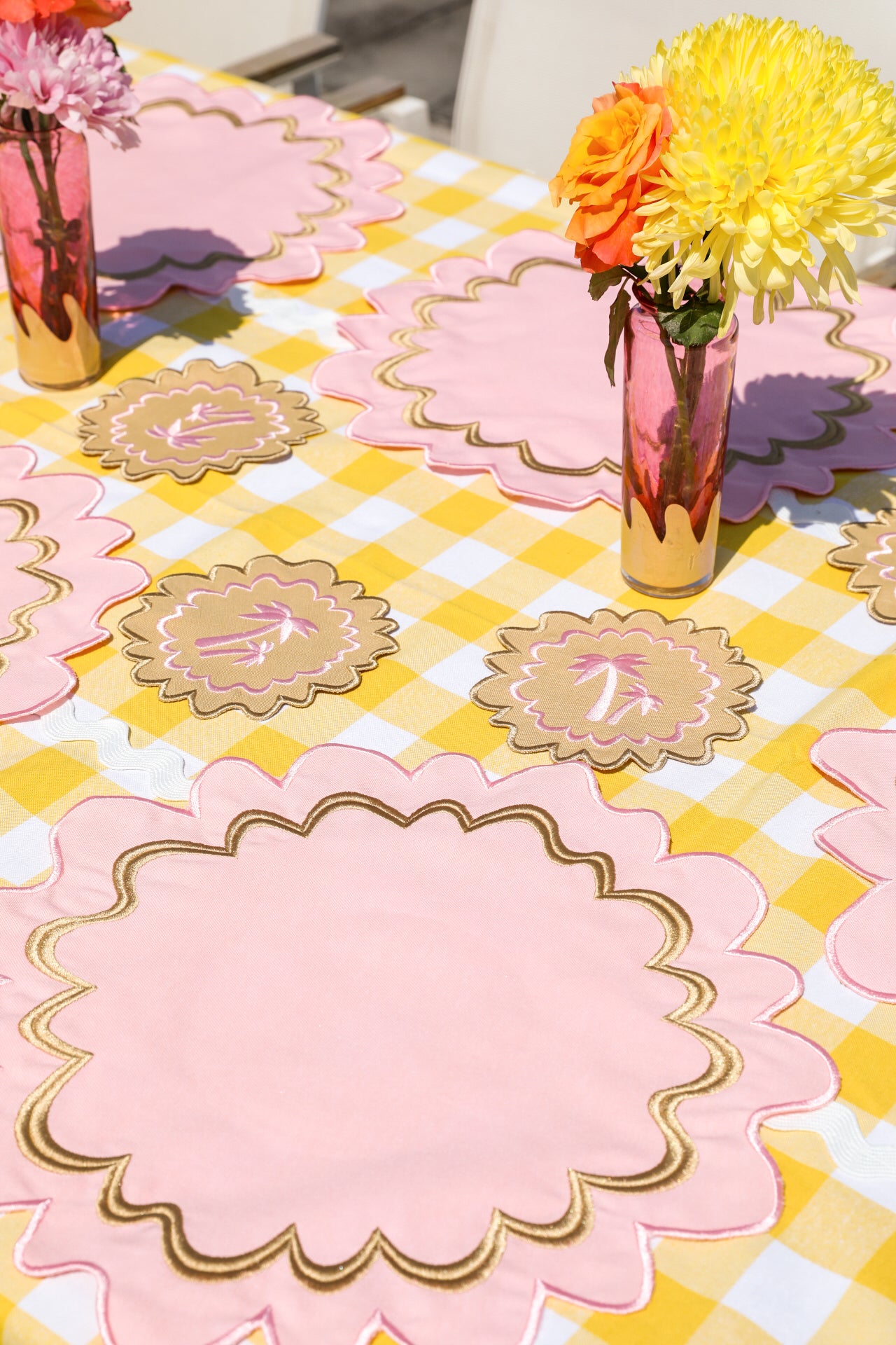 Pink Paloma Placemat (Set of 4)