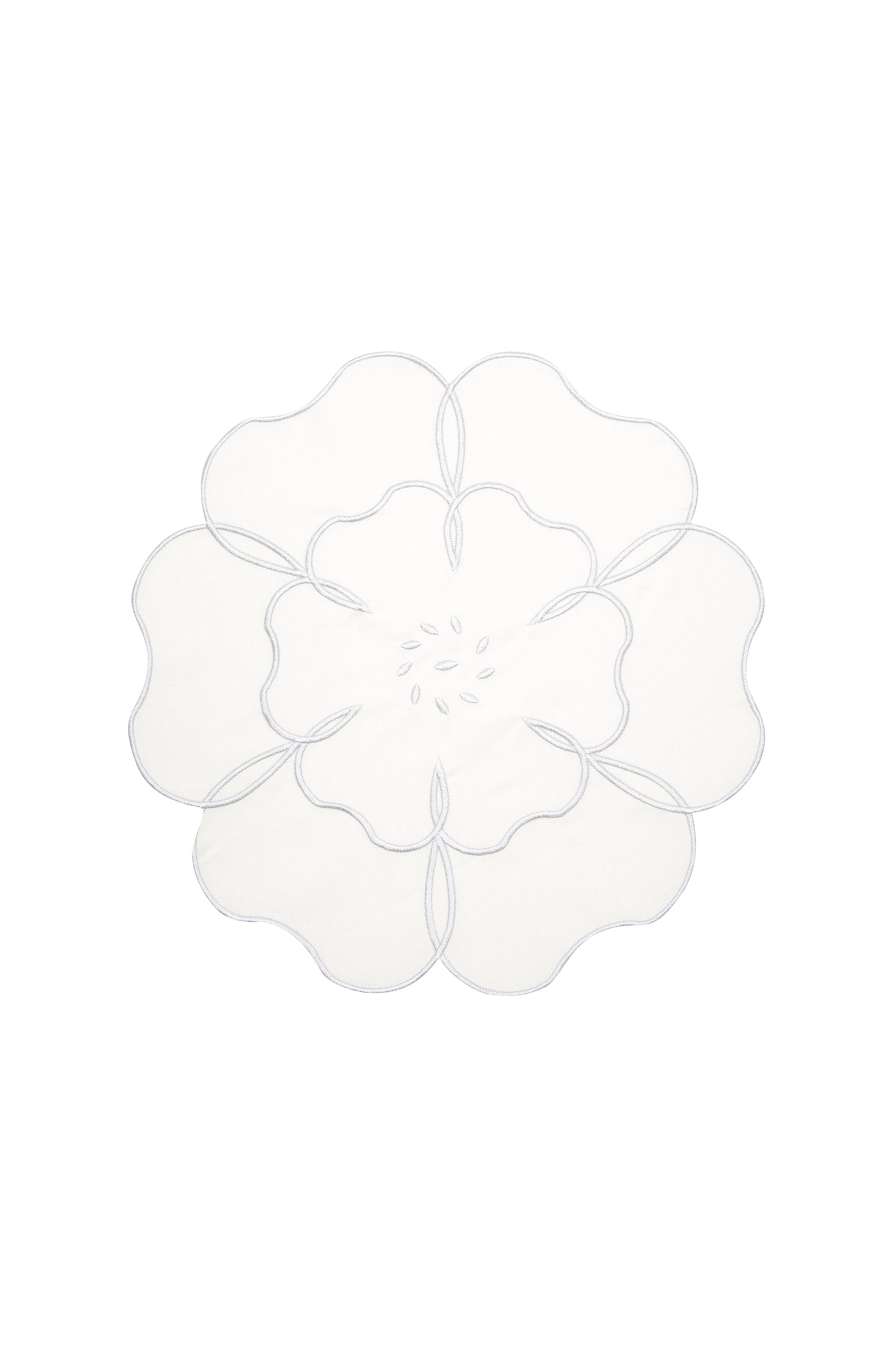 Silver Camellia Placemat (Set of 4)