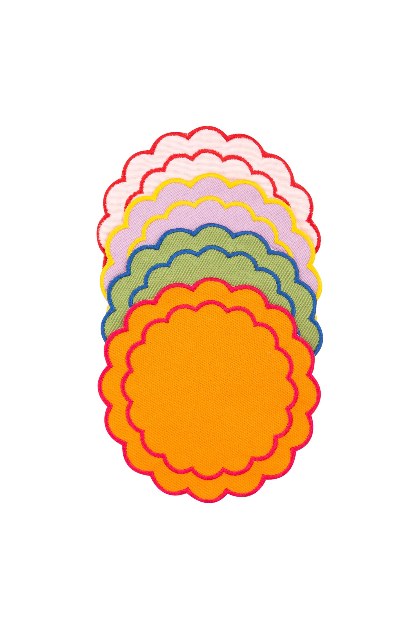 Colorful Scallop Coaster (Set of 4)