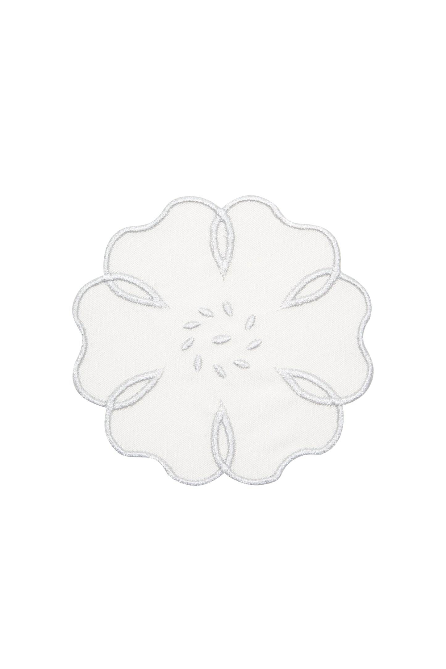 Silver Camellia Coaster (Set of 4)