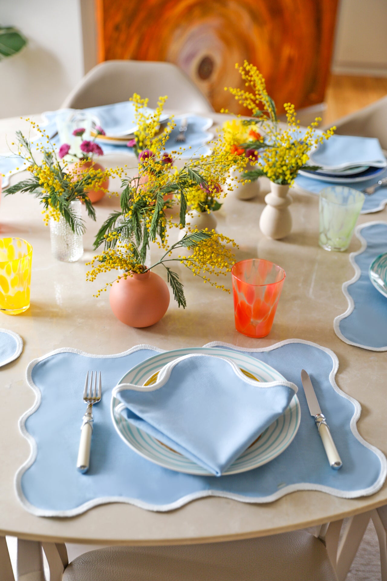 Baby Blue Wave Placemat (Set of 4)