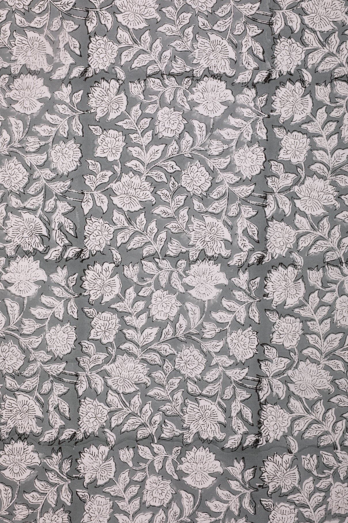 Gray Blossom Tablecloth