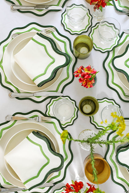 Green Wave Placemat (Set of 4)