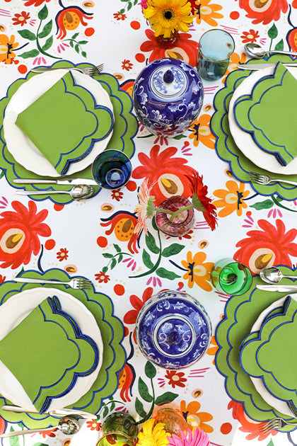 Green Scallop Placemat (Set of 4)