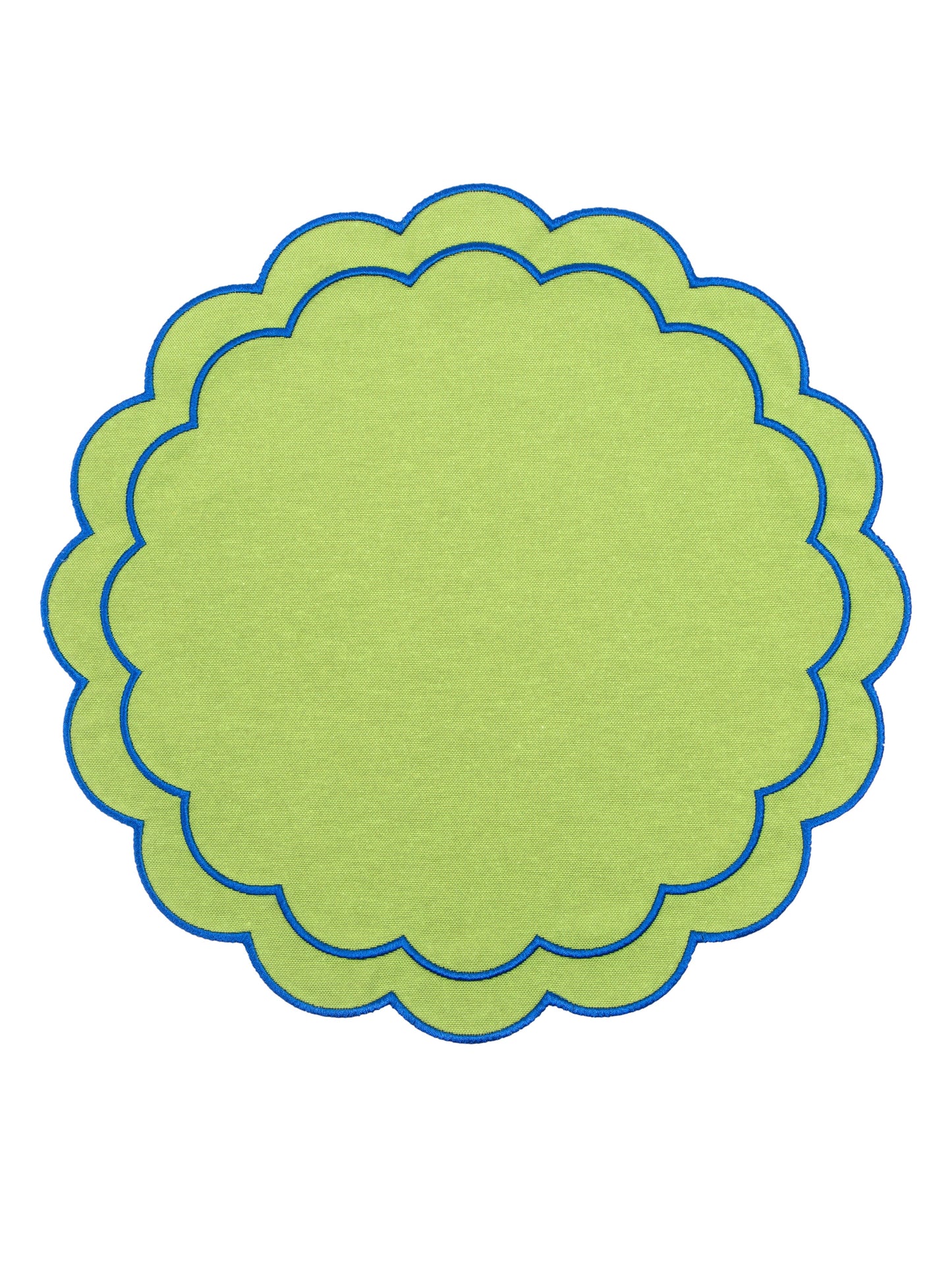 Green Scallop Placemat (Set of 4)