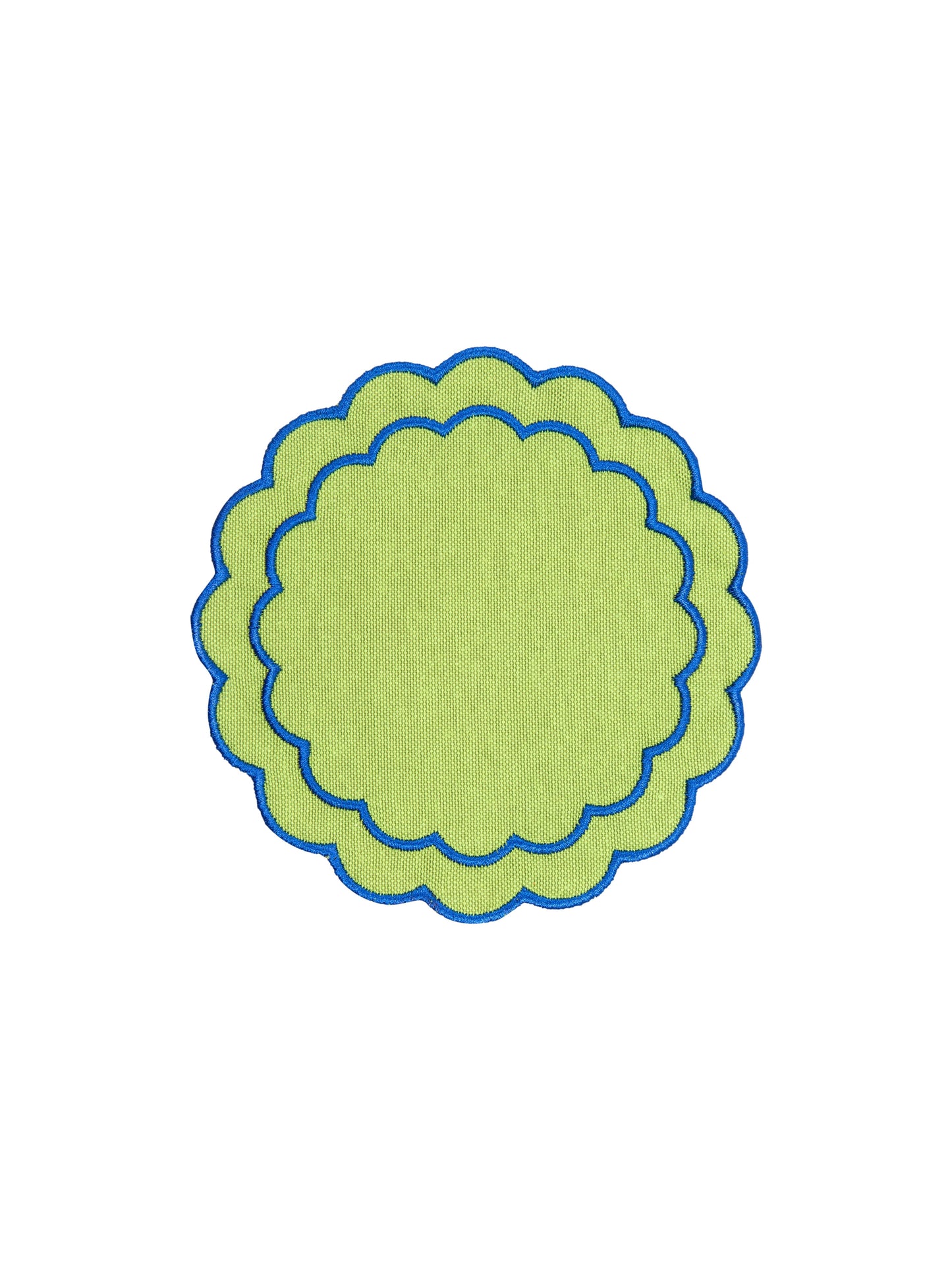 Green Scallop Coaster (Set of 4)