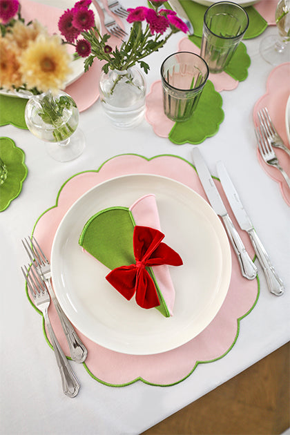 Rose Scallop Placemat (Set of 4)
