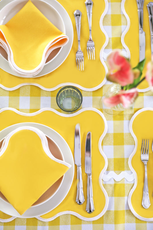 Yellow Wave Placemat (Set of 4)