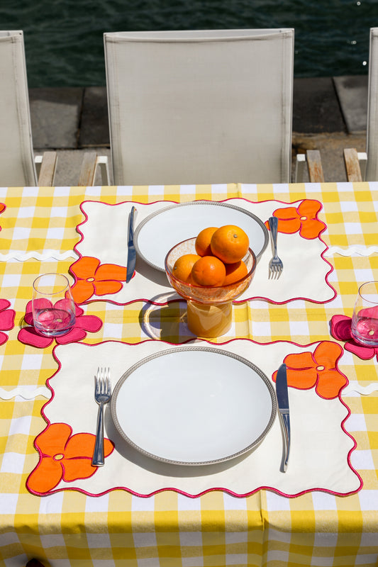 Orange Gypsy Placemat (Set of 4)