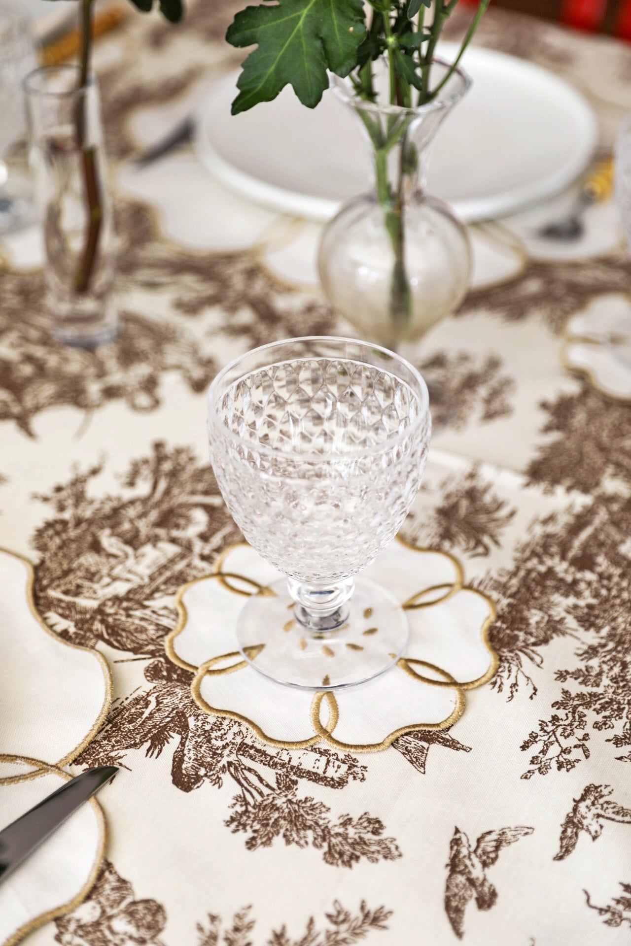 Gold Camellia Coaster (Set of 4)