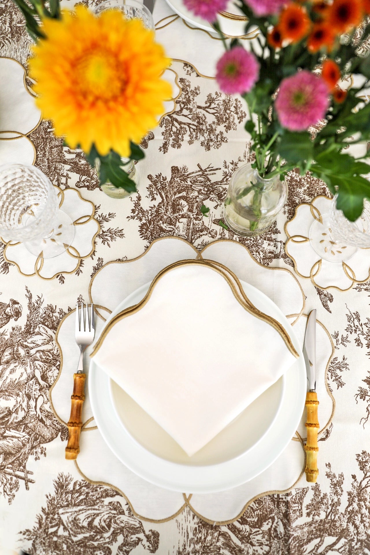 Gold Camellia Placemat (Set of 4)