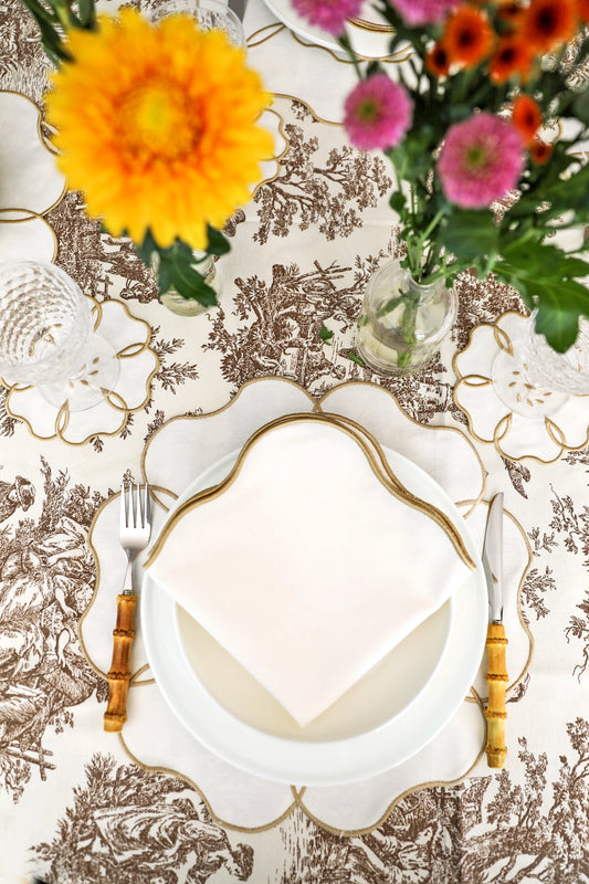 Gold Camellia Placemat (Set of 4)