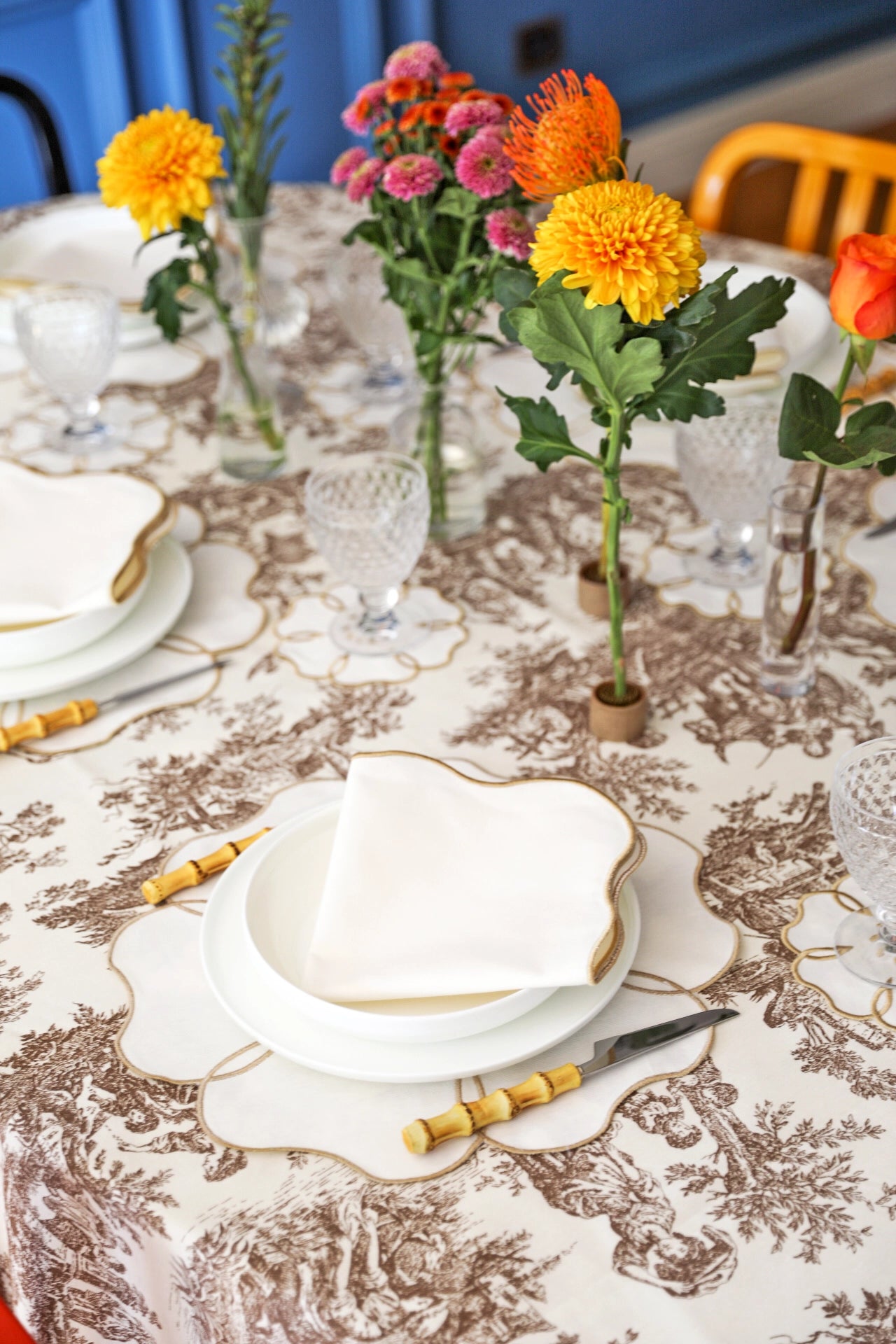 Gold Camellia Placemat (Set of 4)