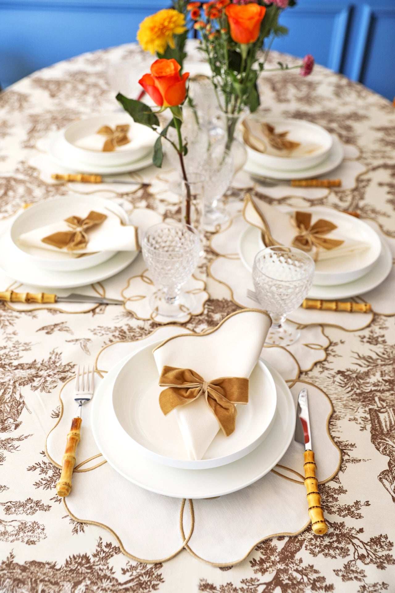Gold Camellia Placemat (Set of 4)