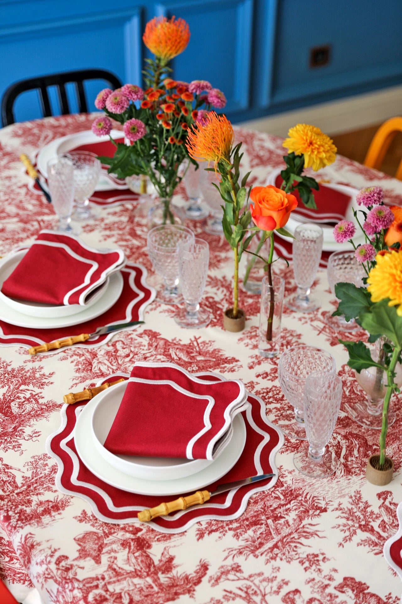 Crimson Toile Tablecloth