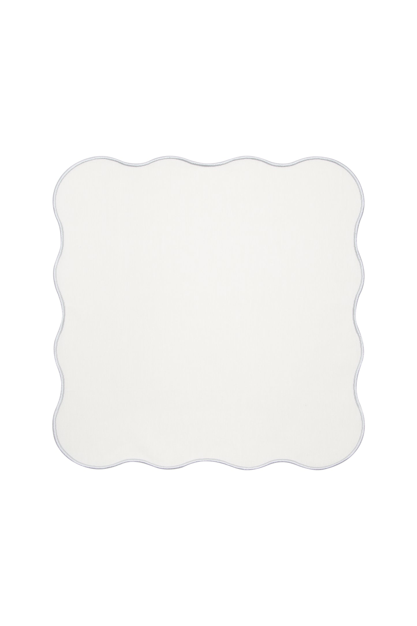 Silver Camellia Napkin (Set of 4)