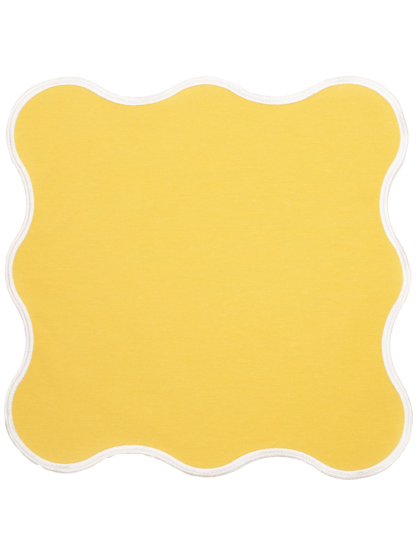 Yellow Wave Placemat + Napkin