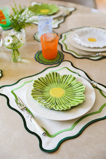 Green Wave Napkin (Set of 4)