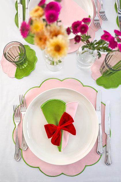 Rose Scallop Placemat (Set of 4)